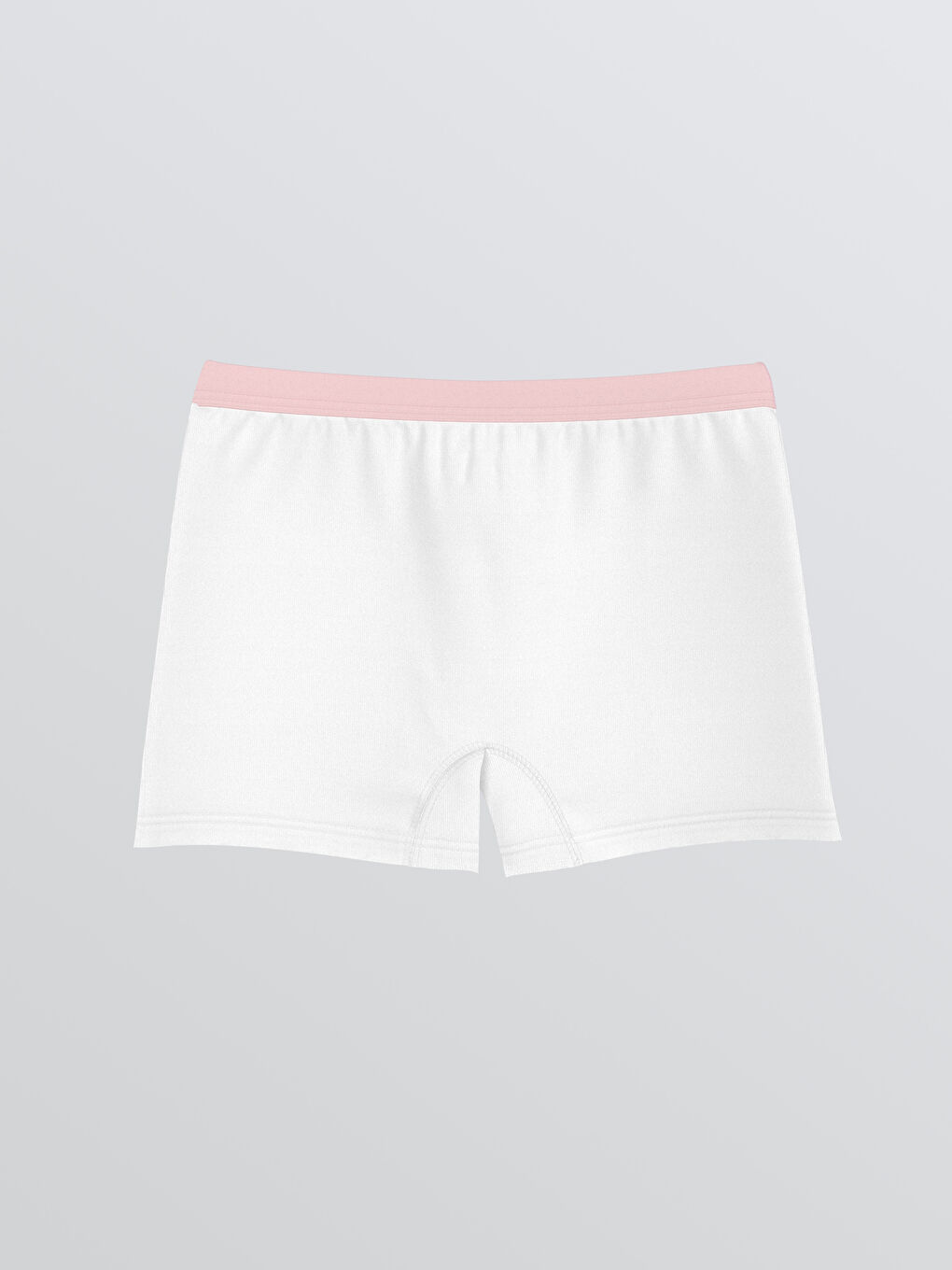 Beyaz Baskılı Kız Çocuk Boxer-1