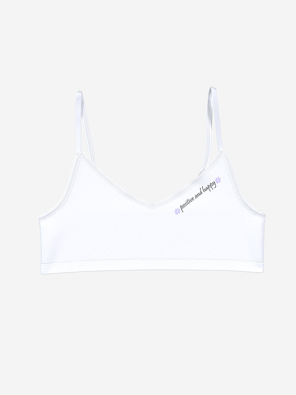 Ekru Askılı Kız Çocuk Büstiyer