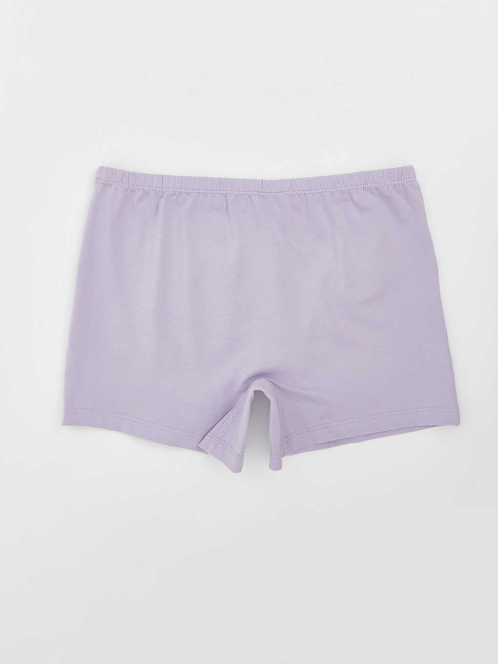 Beyaz Beli Lastikli Kız Çocuk Boxer-1