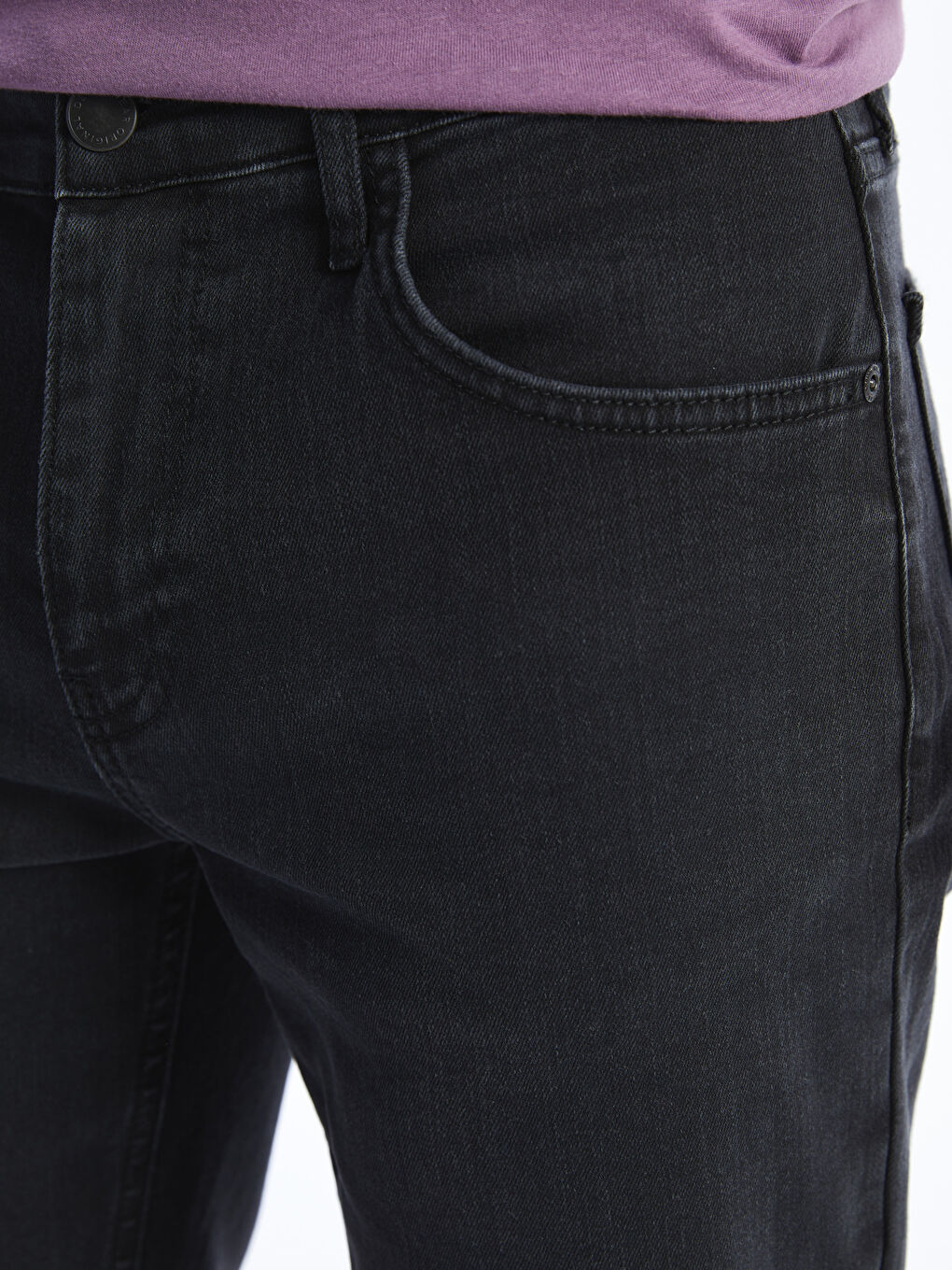Super Skinny Fit Men's Denim Shorts -S4ED09Z8-326