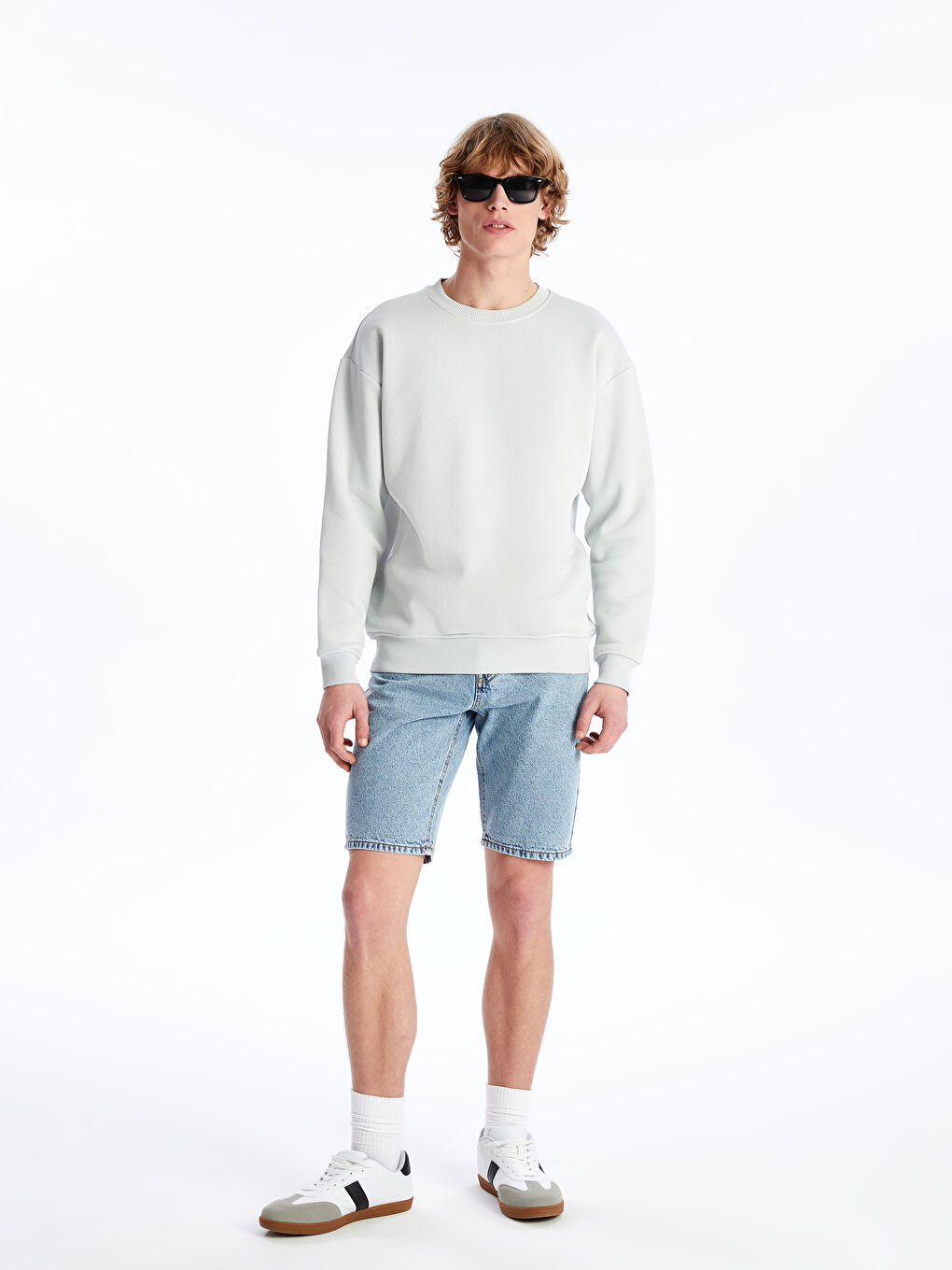 Шорты мужские зауженные джинсовые