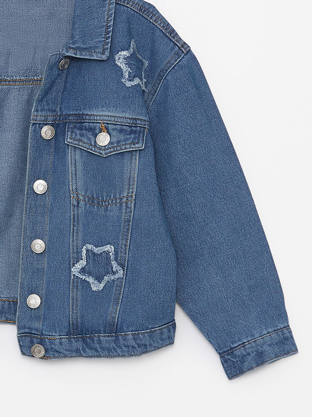 Relaxed Fit Girls' Denim Jacket -S4ED41Z4-SHK