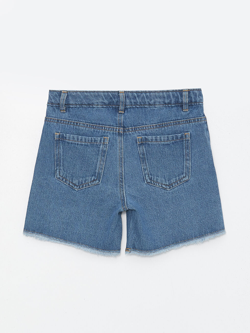 Short en jean brodé pour Filles-1