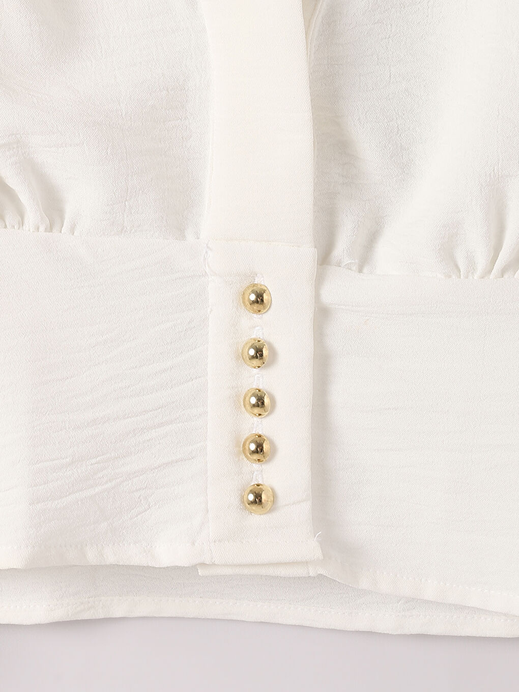 Notch Neck Sequined Women's Blouse-1