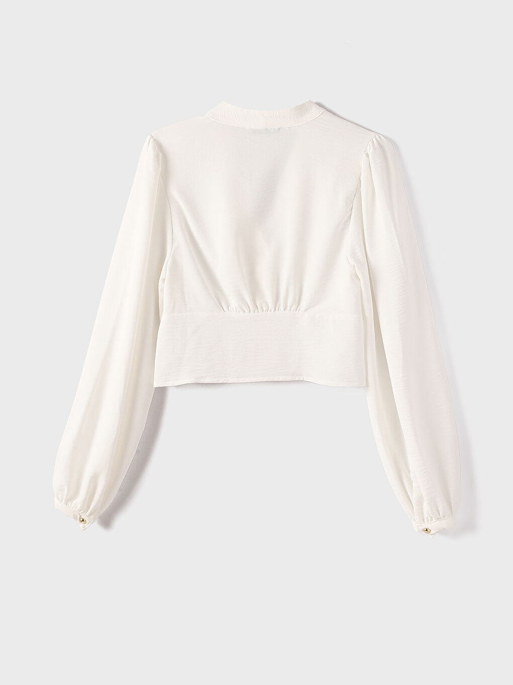 Notch Neck Sequined Women's Blouse-3