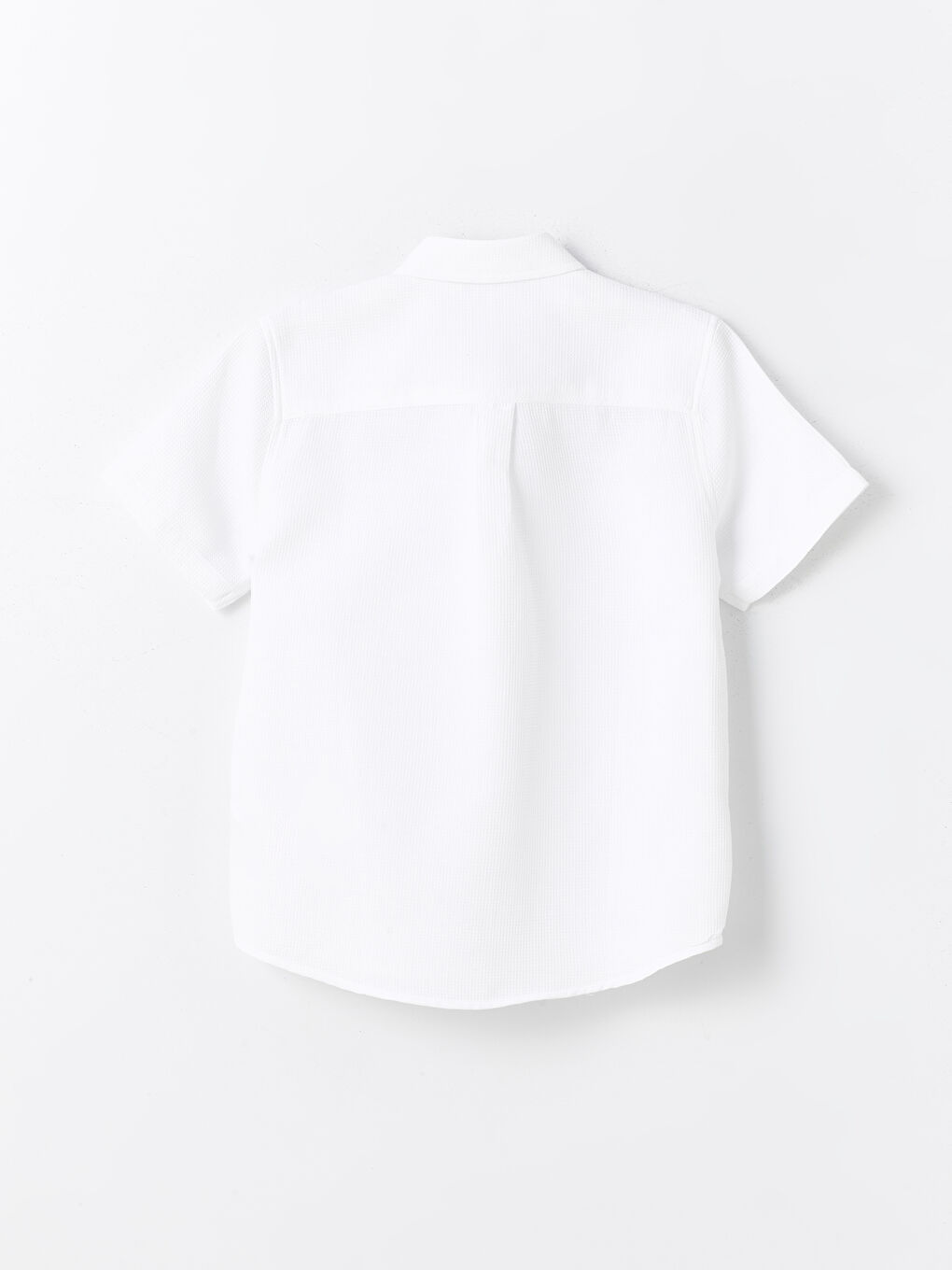 Basic Short Sleeve Boys' Shirt-1