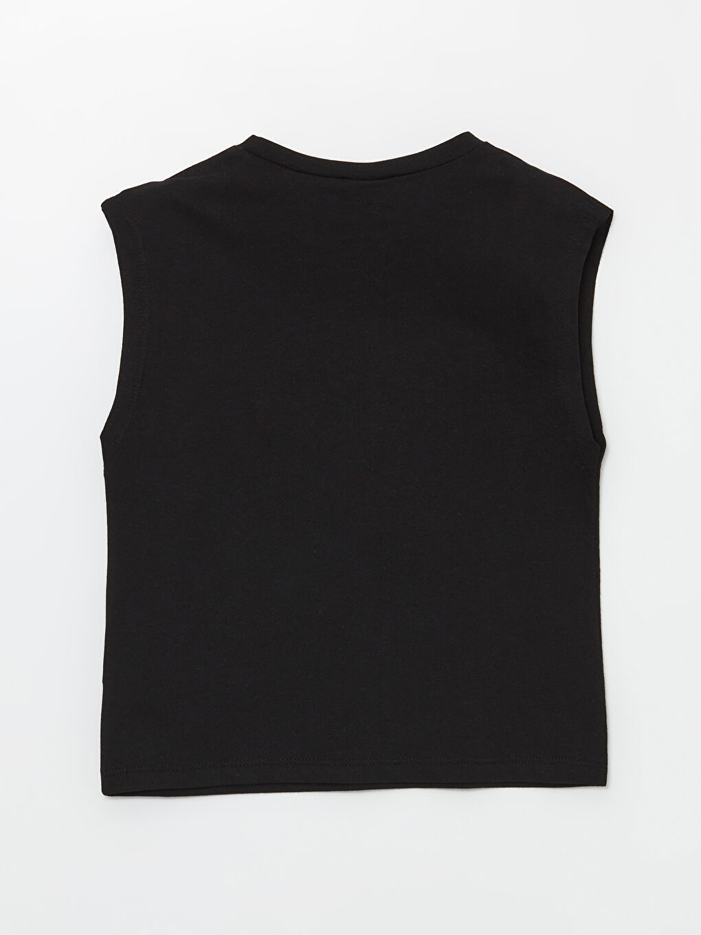 Siyah Bisiklet Yaka Harry Potter Baskılı Kız Çocuk Pijama Üst-1