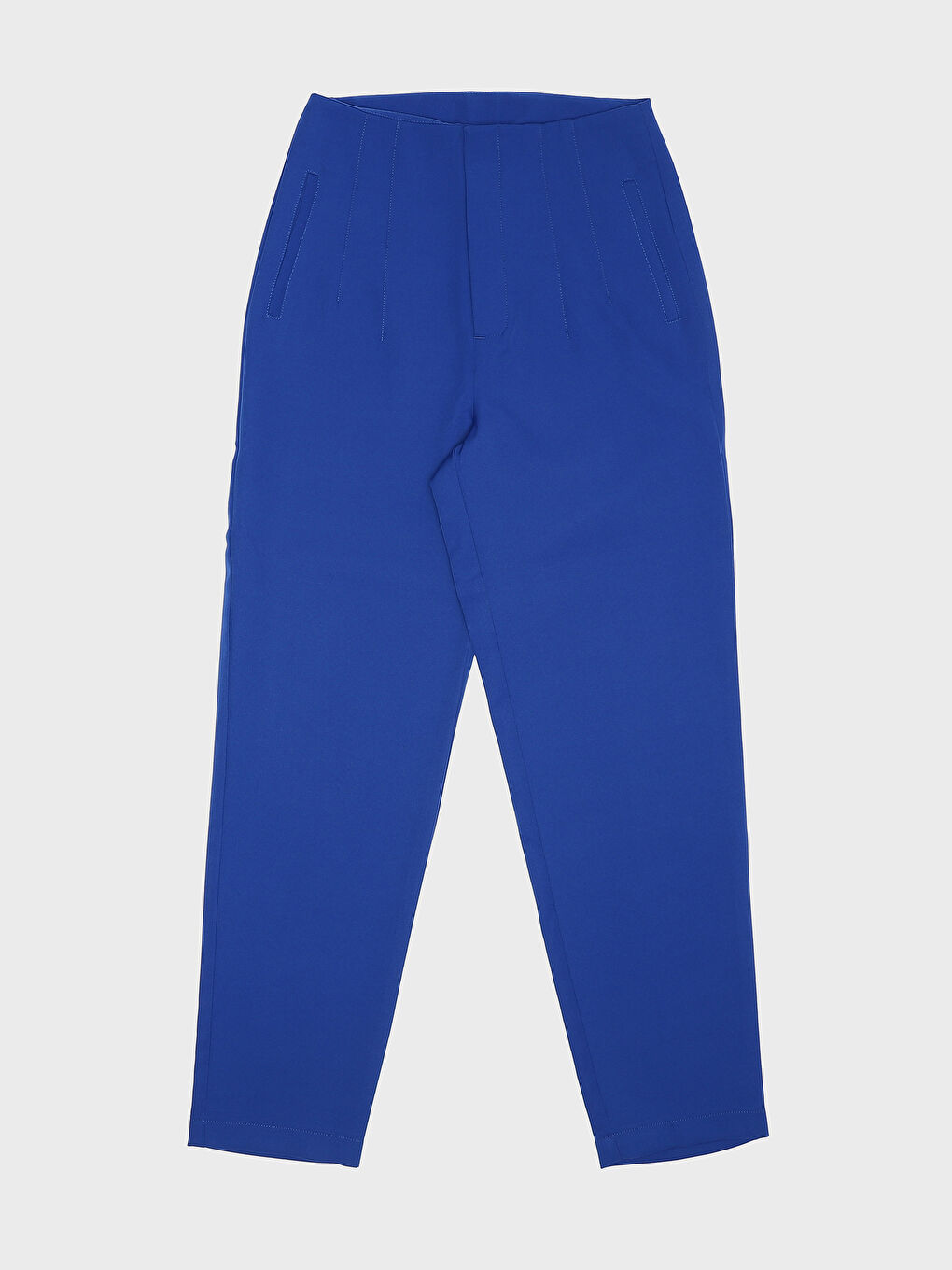 Women's Carrot Fit Plain Trousers
