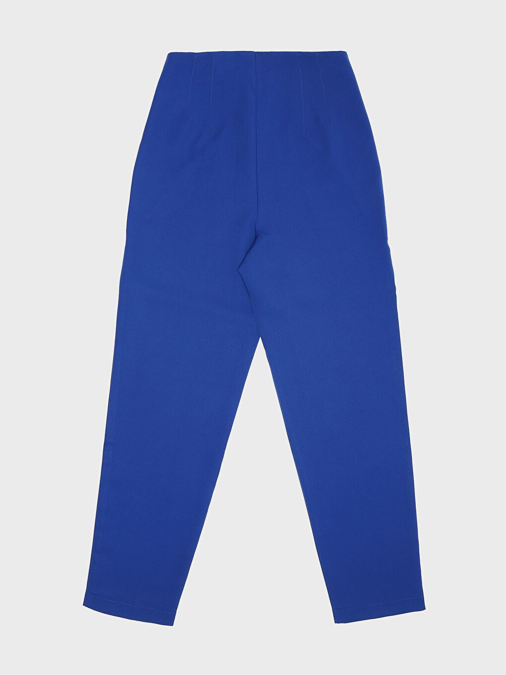 Women's Carrot Fit Plain Trousers-3