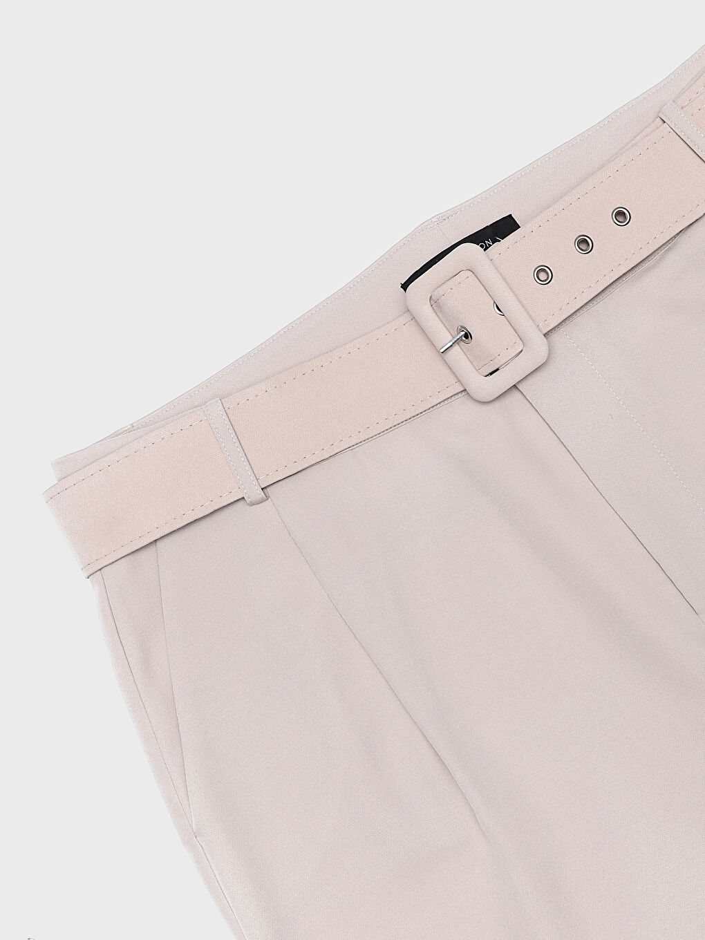 Belted High Waisted Carrot Fit Women's Trousers -S4EF89Z8-VDJ