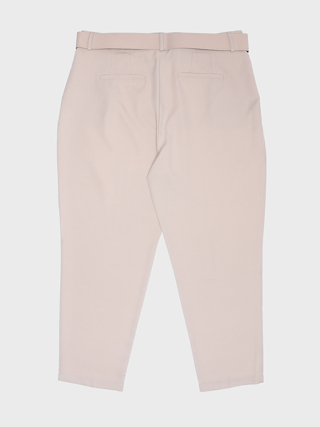 Belted High Waisted Carrot Fit Women's Trousers -S4EF89Z8-VDJ