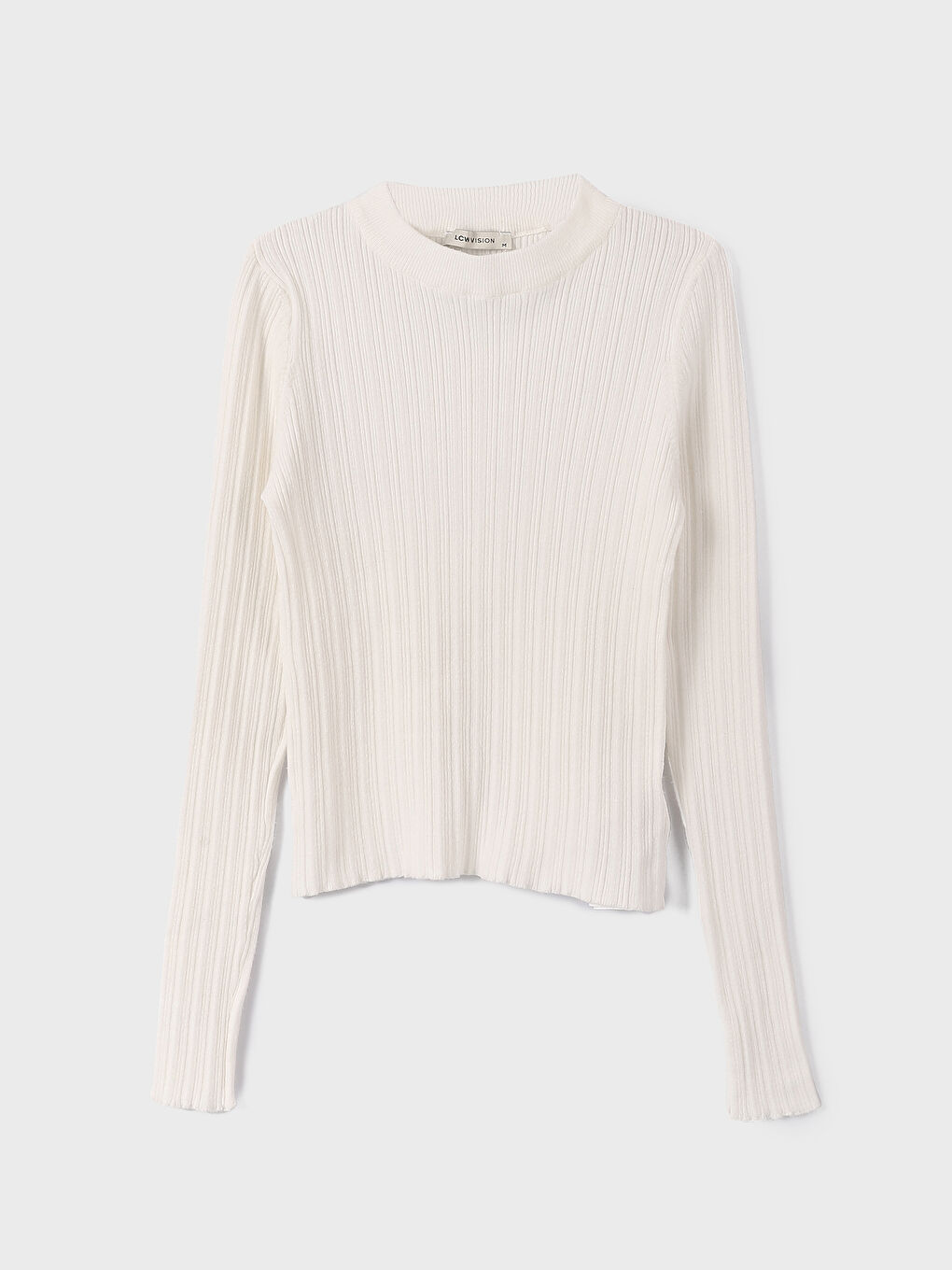 Crew Neck Long Sleeve Women's Sweater -S4EF97Z8-R9J