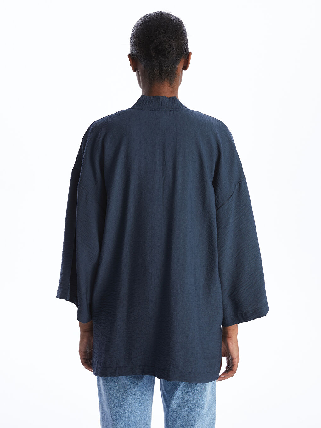 LC Waikiki TAMNO PLAVA Kimono Žena -S4EF98Z8-VYA