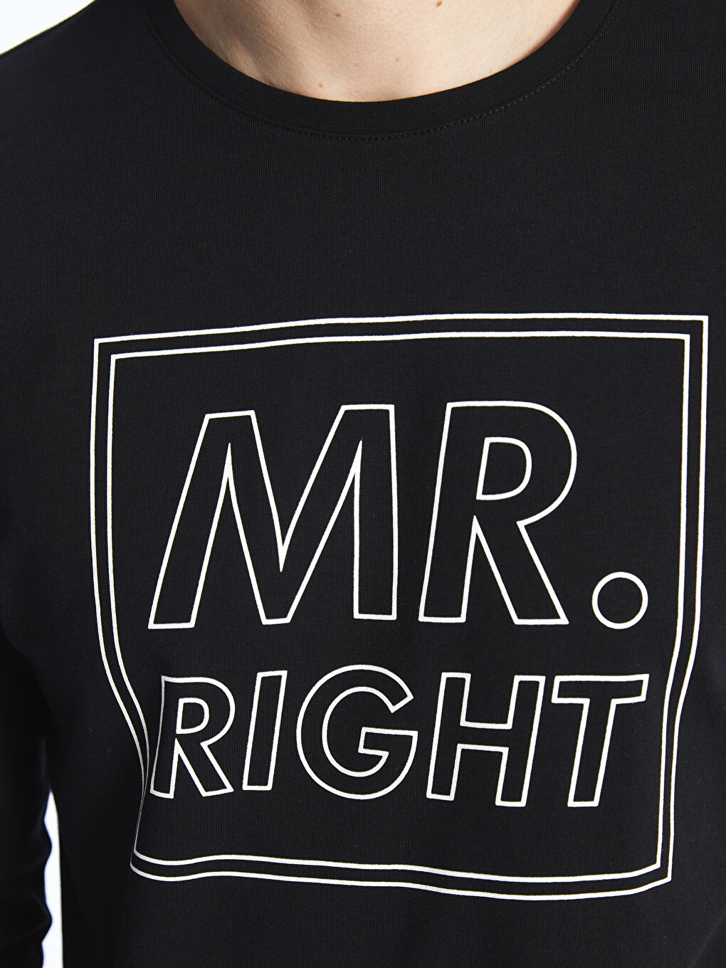 Siyah Standart Kalıp Erkek Pijama Takımı-3