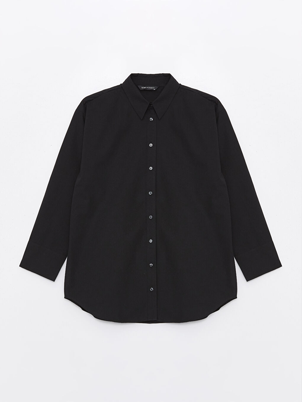 Plain Poplin Women's Shirt Tunic -S4EG86Z8-CVL