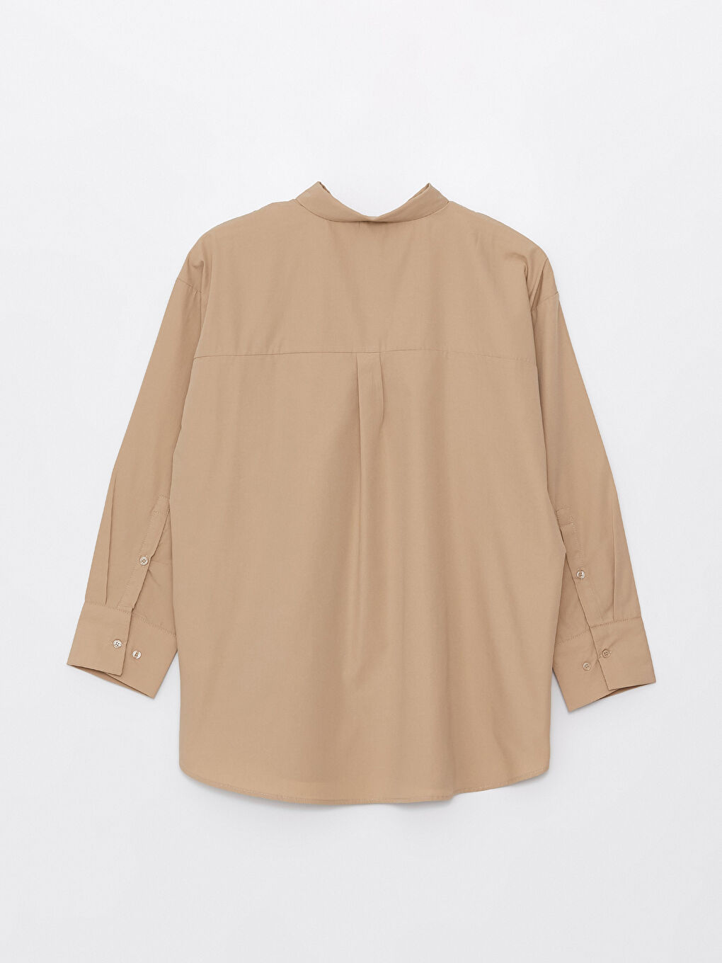 Plain Poplin Women's Shirt Tunic -S4EG86Z8-VBV