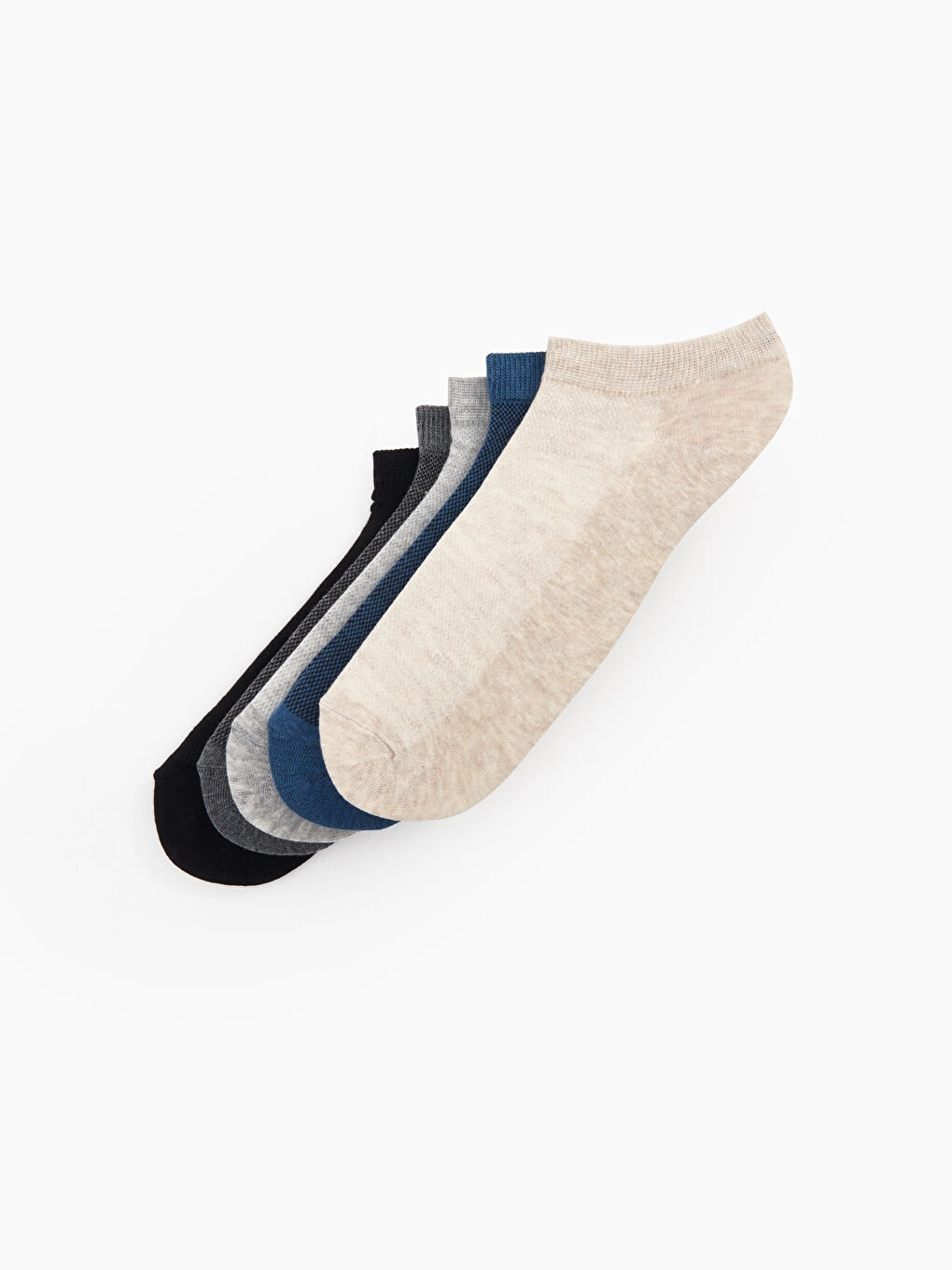 Șosete scurte sport cu model pentru bărbați, pachet de 5-1