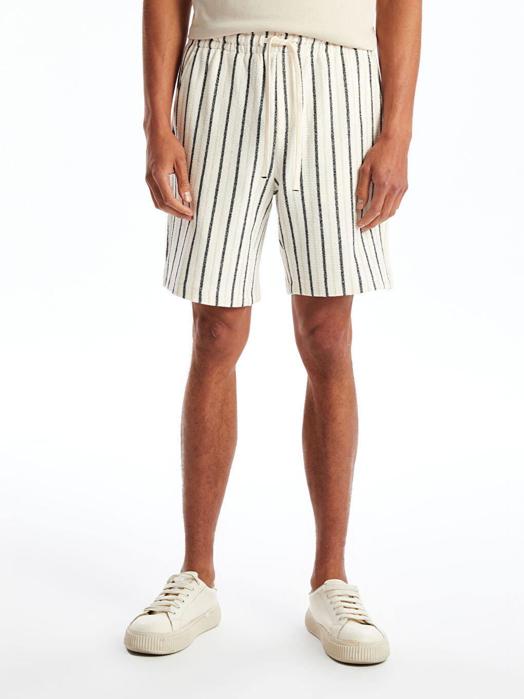 Comfortable Striped Men's Shorts -S4EH72Z8-MXL