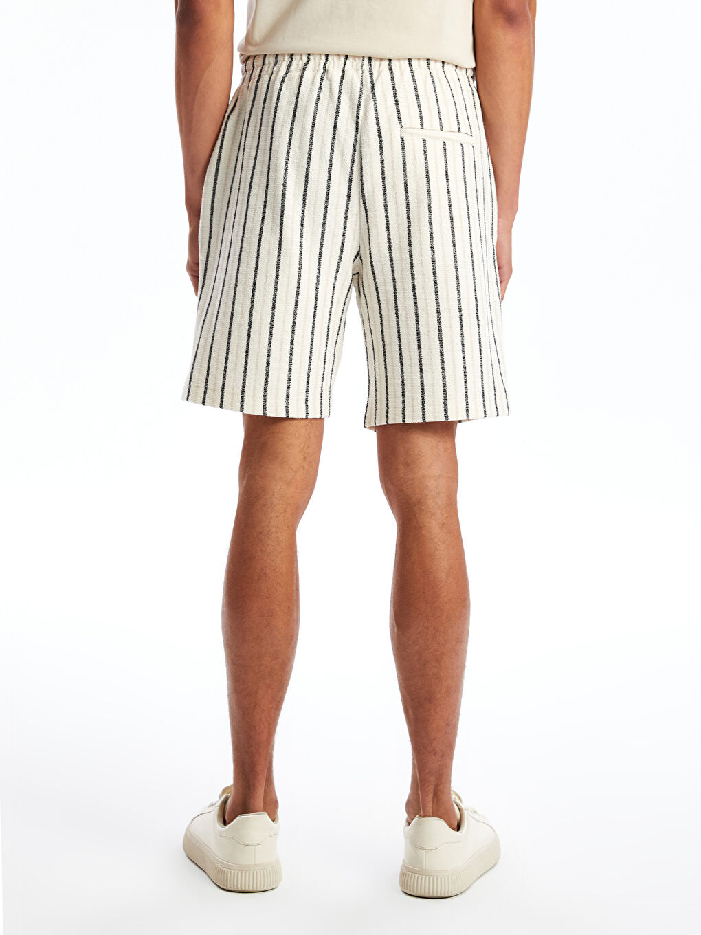 Comfortable Striped Men's Shorts -S4EH72Z8-MXL