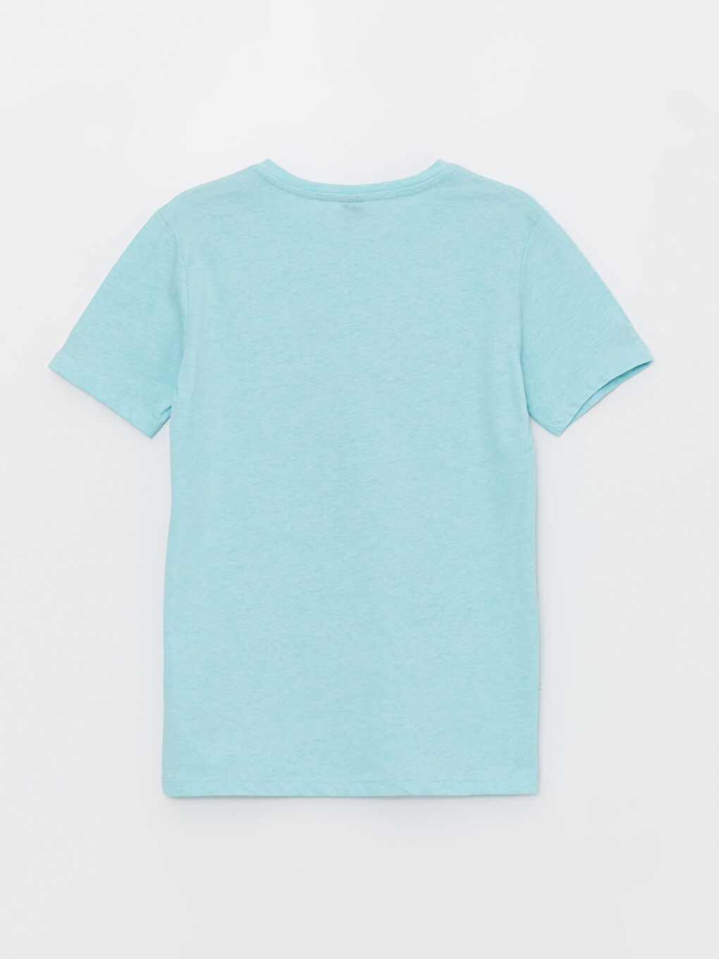 Yeşil Bisiklet Yaka Baskılı Kısa Kollu Erkek Çocuk Tişört-1