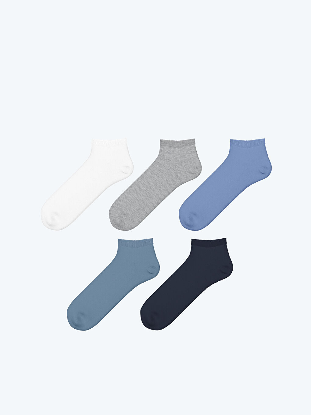 Bamboo Men's Booties Socks 5 Pieces -S4EI77Z8-K00