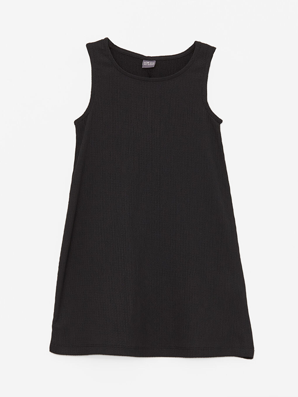 Crew Neck Basic Girl Dress -S4EI89Z4-CVL