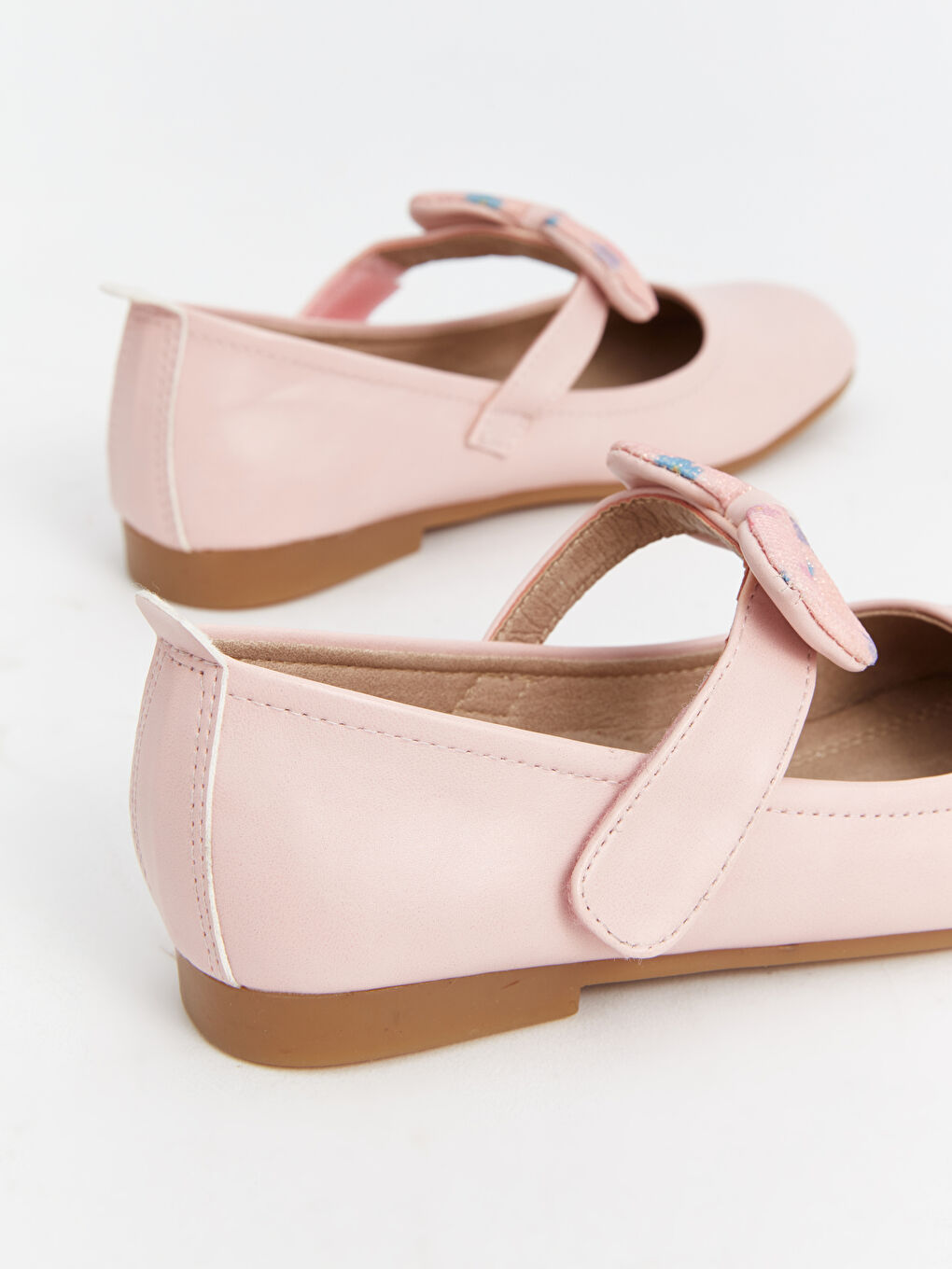 Bow Detailed Girl's Flat Shoe-4
