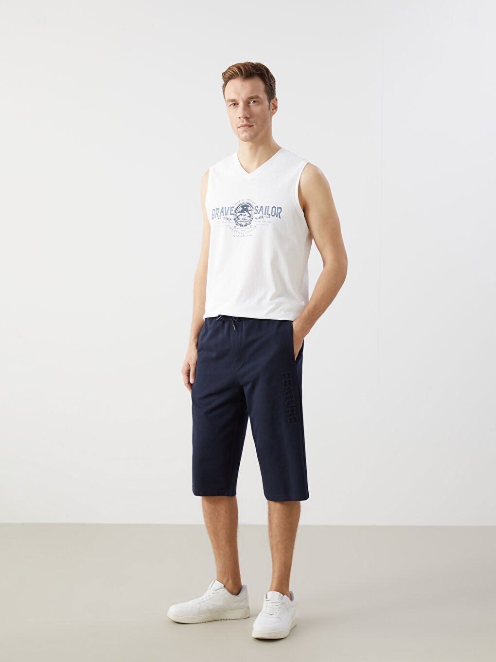 Standard Fit Men's Bermuda Shorts -S4EK11Z8-RFH