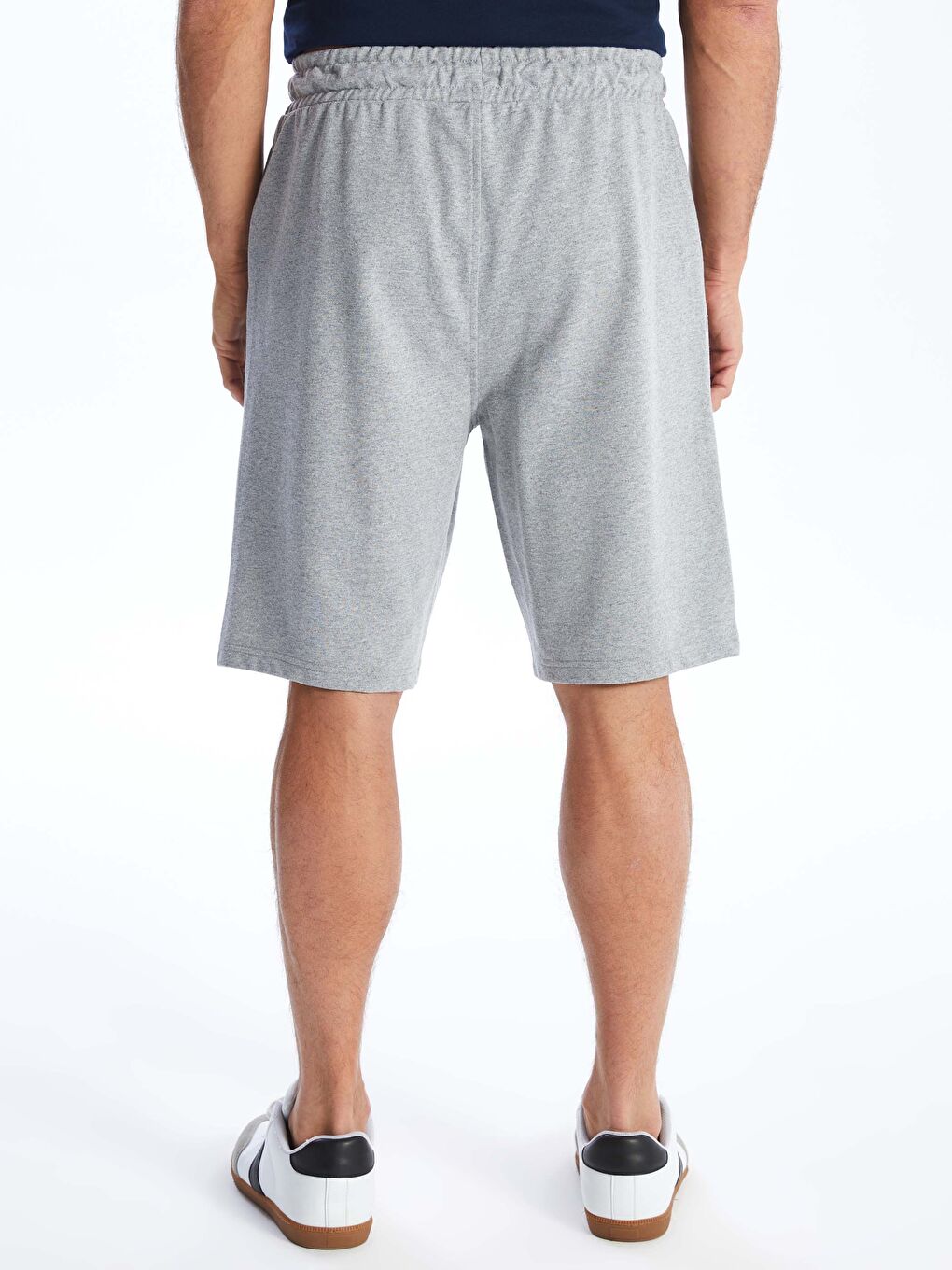 Gri Standart Kalıp Erkek Şort-4