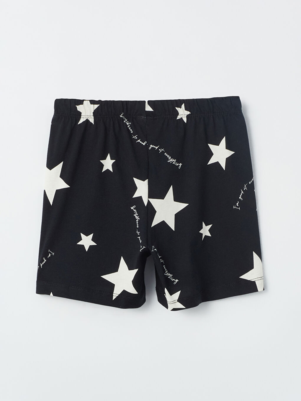 Crew Neck Short Sleeve Girl's Shorts Pajamas Set -S4EK18Z4-LQJ