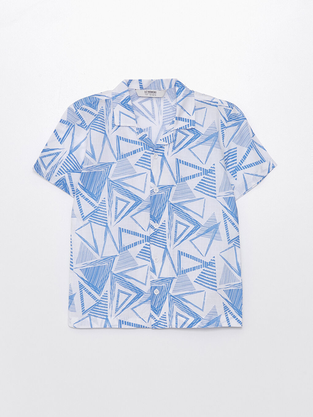 Patterned Short Sleeve Boy Shirt and Shorts -S4EK95Z4-LQQ