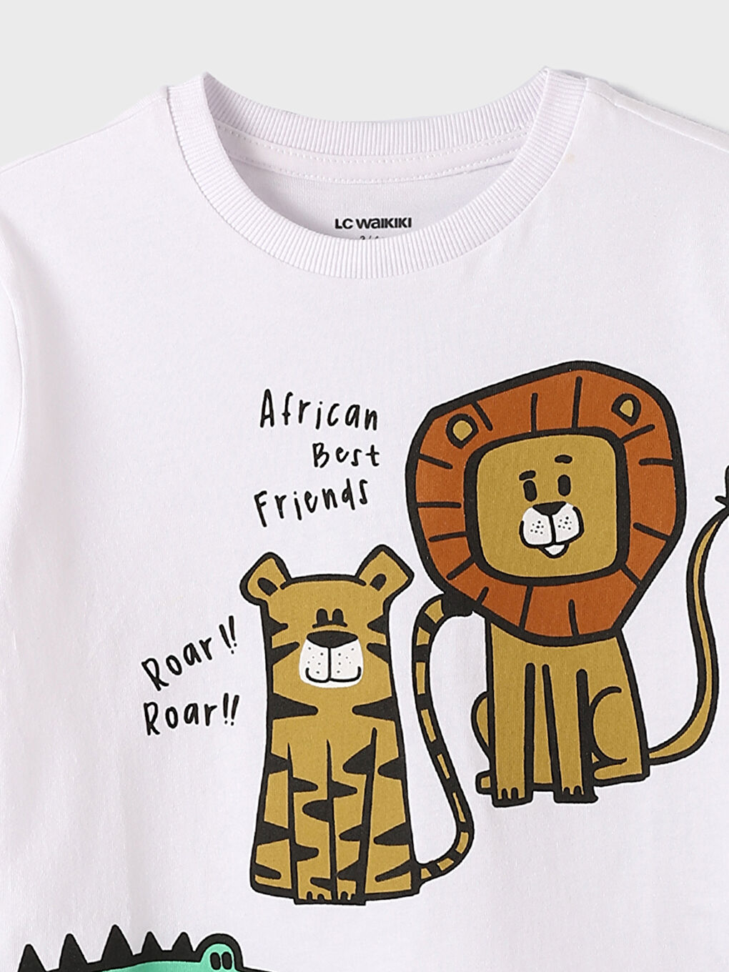 تيشيرت ياقة دائرية كم طويل للأولاد الرضع - مجموعة من 2-3