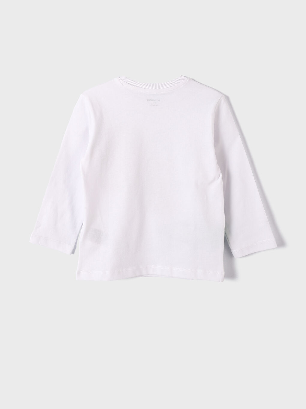 تيشيرت ياقة دائرية كم طويل للأولاد الرضع - مجموعة من 2-2