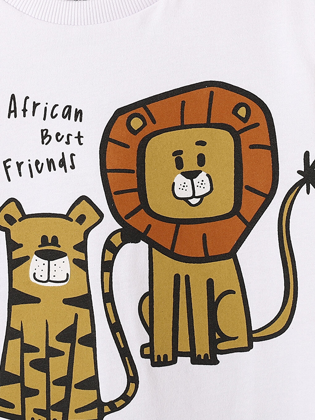 تيشيرت ياقة دائرية كم طويل للأولاد الرضع - مجموعة من 2-4