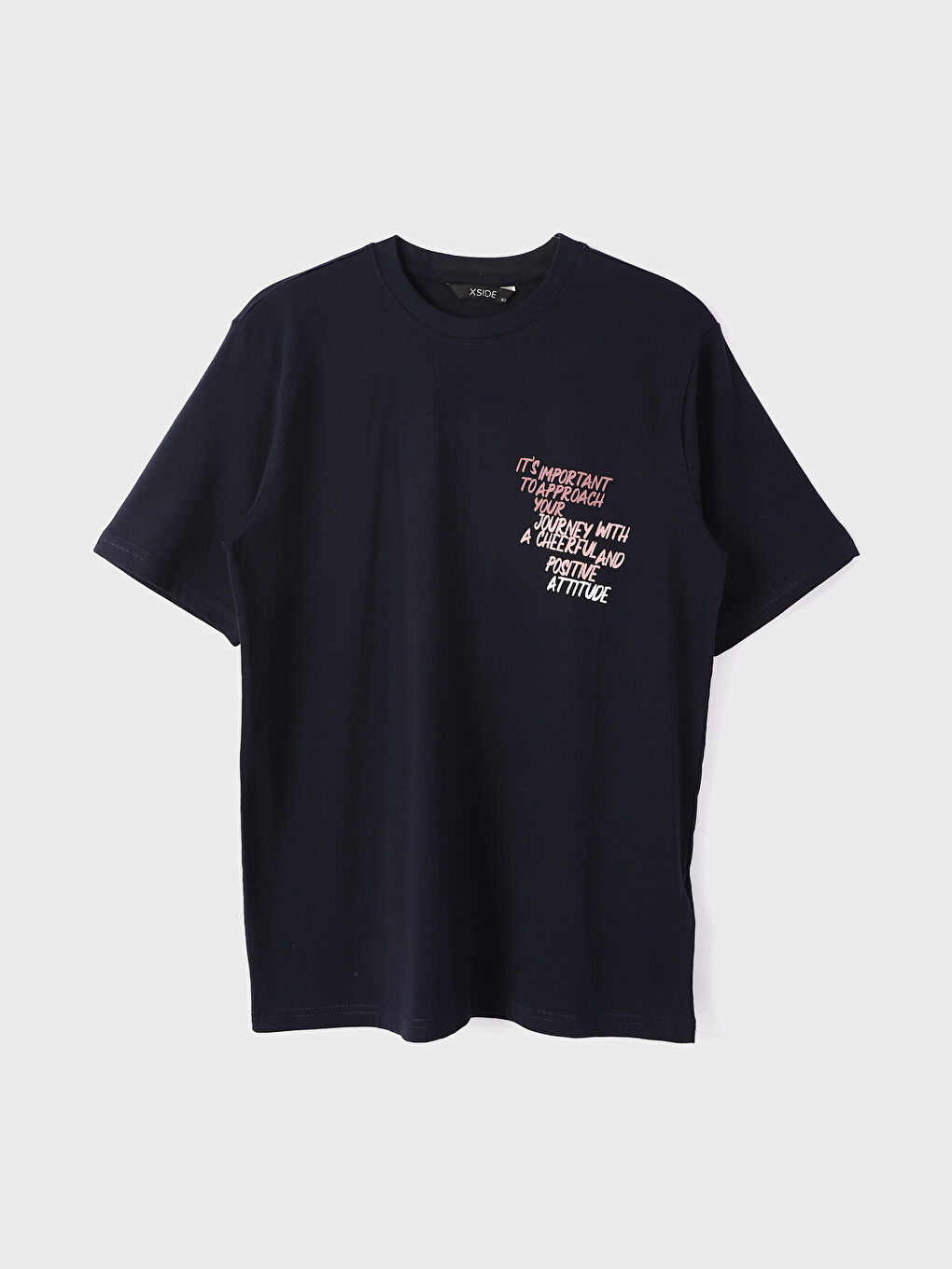 Crew Neck Printed Short Sleeve Men's T-Shirt