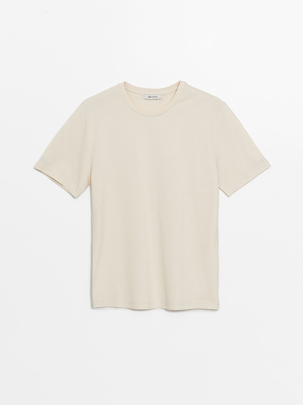 تيشيرت بيكيه كم قصير ياقة دائرية للرجال-5