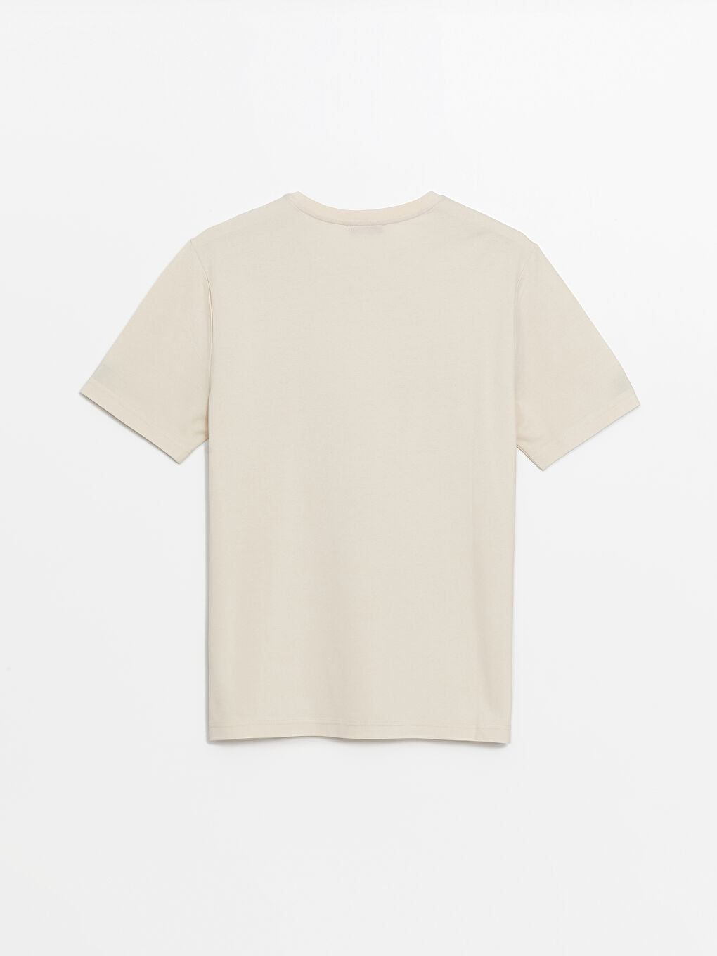 تيشيرت بيكيه كم قصير ياقة دائرية للرجال-6