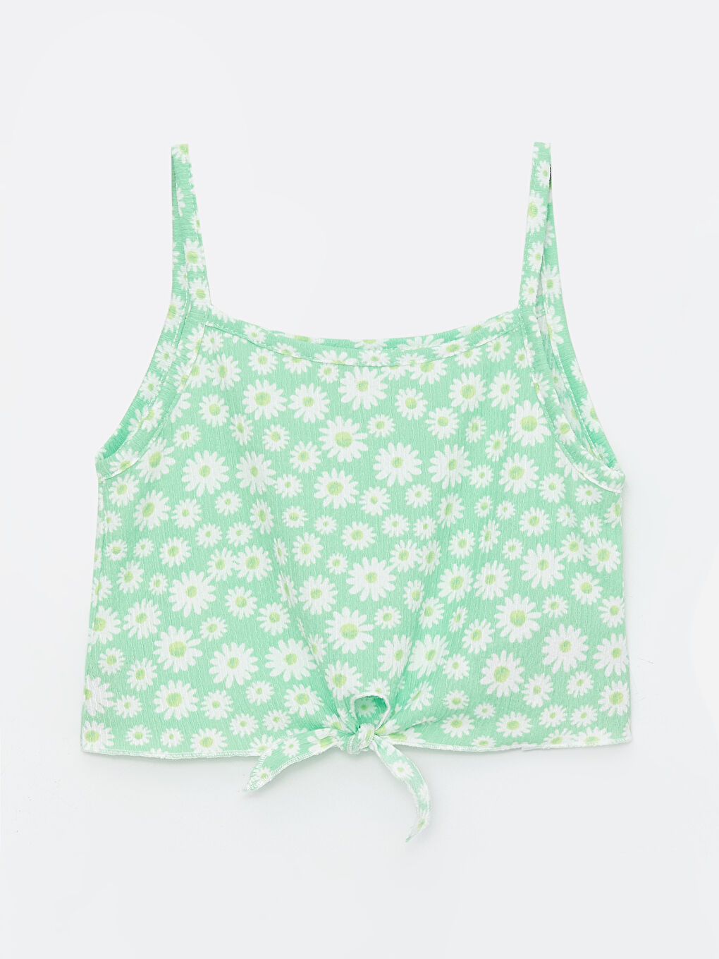 Square Neck Floral Strappy Girls Undershirt -S4EM54Z4-LRF
