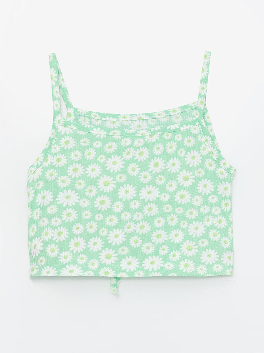 Square Neck Floral Strappy Girls Undershirt -S4EM54Z4-LRF