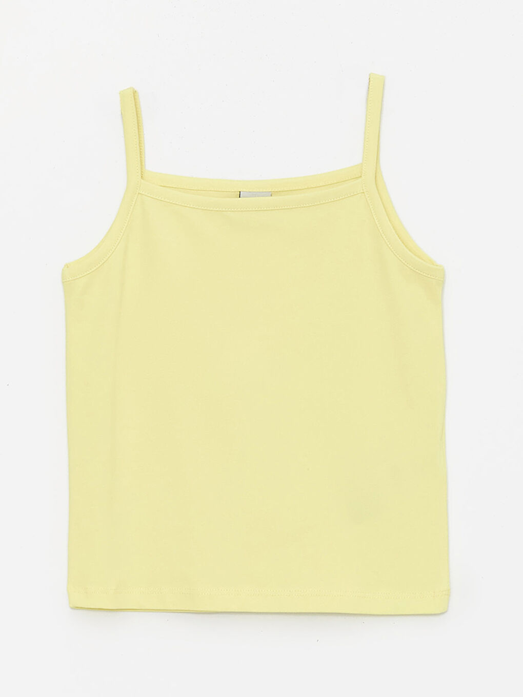 Square Collar Basic Strap Girls' Crop Athlete -S4EM58Z4-S7K