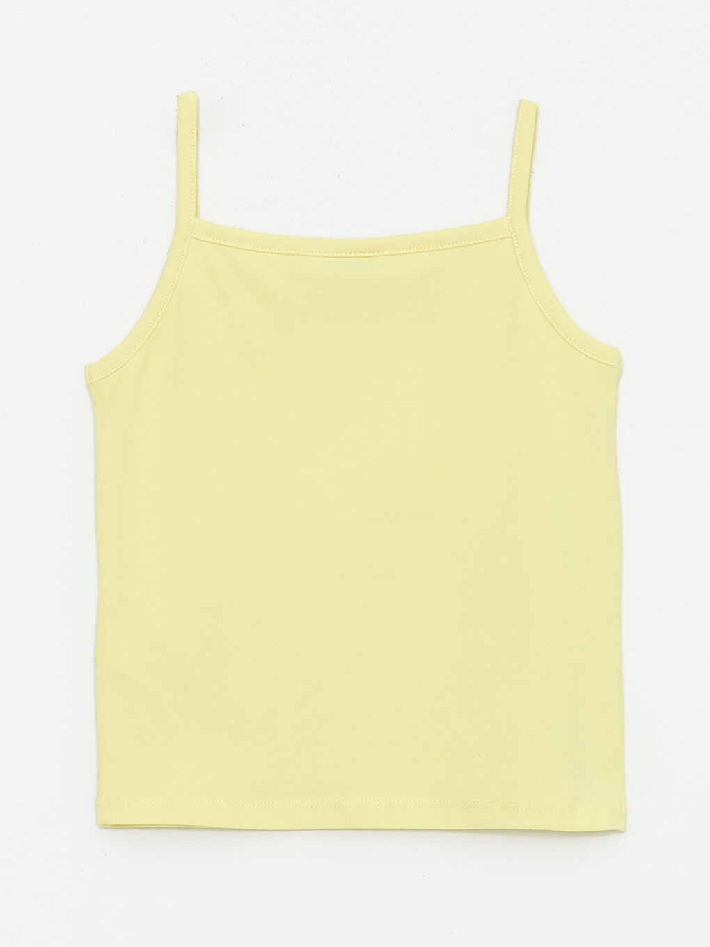 Square Collar Basic Strap Girls' Crop Athlete -S4EM58Z4-S7K