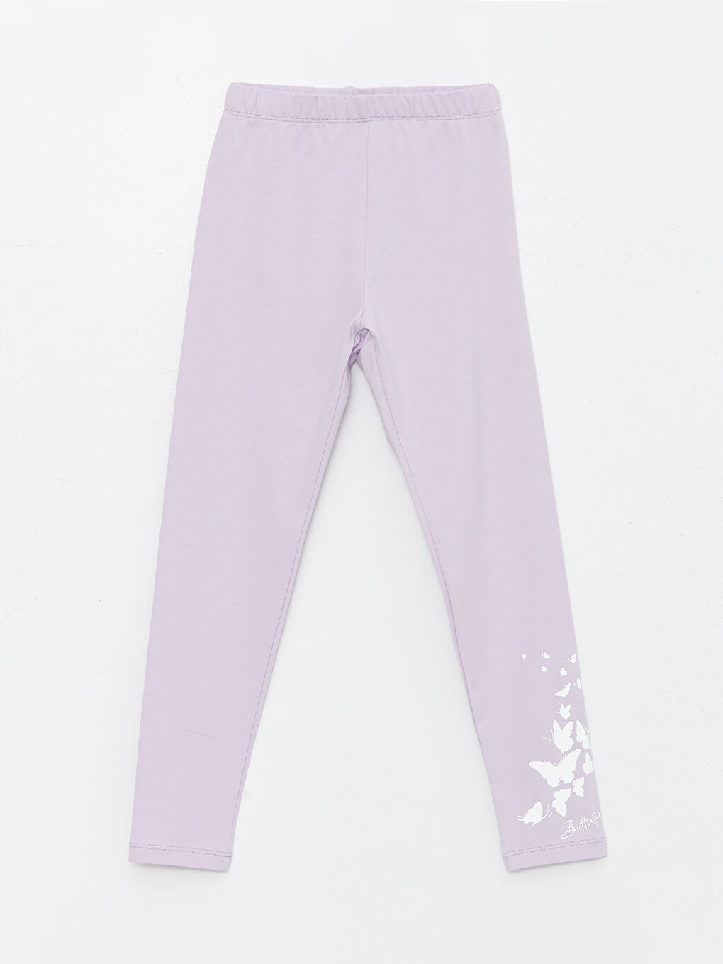 Elasticated Waist Printed Girls' Leggings -S4EN28Z4-G0W