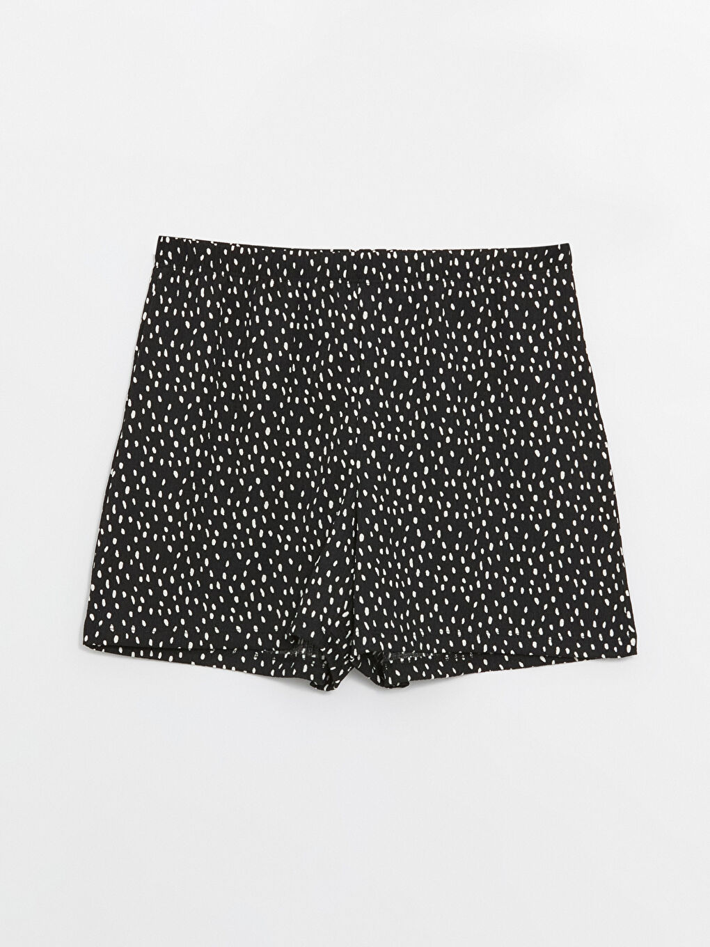 Women's Elastic Waist Patterned Shorts -S4EN80Z8-LQJ