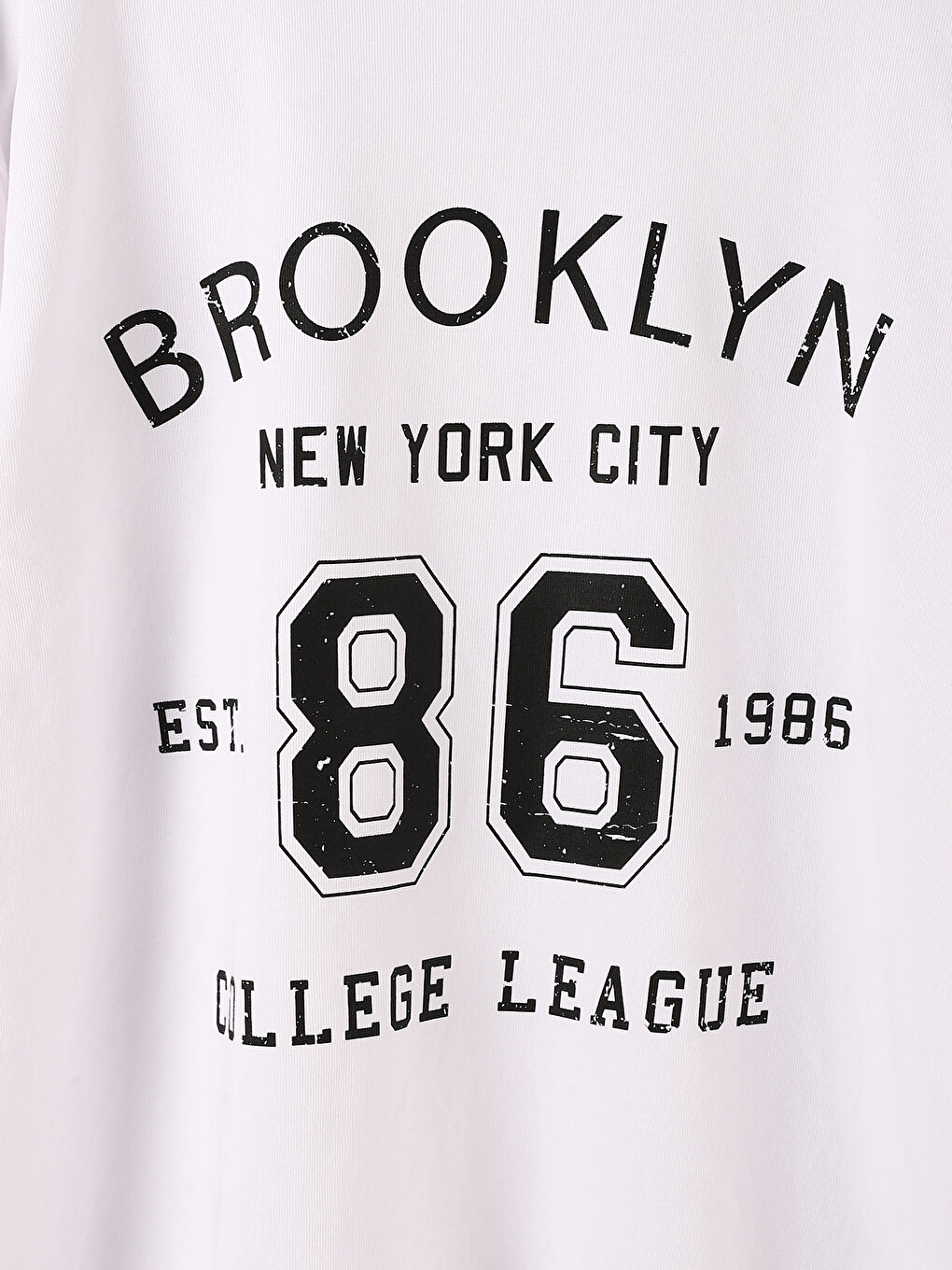 Crew Neck Printed Women's Sweatshirt-2