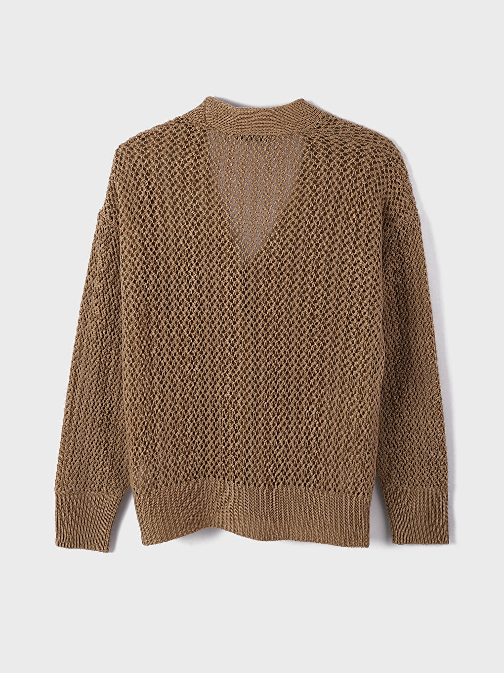 LCW Vision V Neck Women's Knitwear Cardigan -S4EO06Z8-FP3