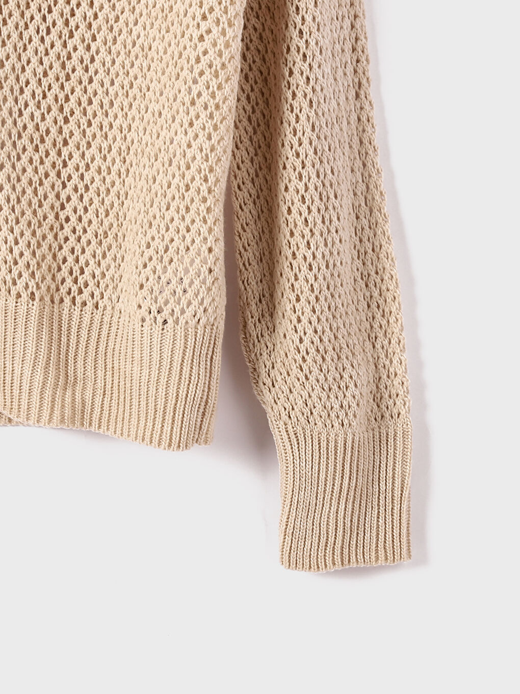 كارديجان تريكو بياقة على شكل حرف V للسيدات-1