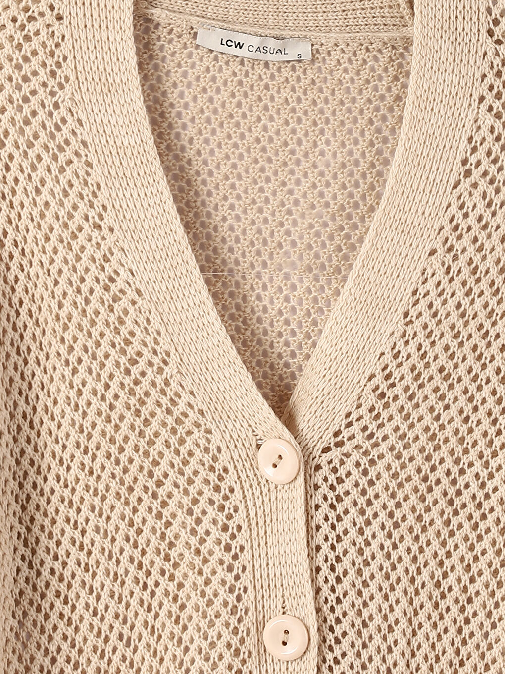 كارديجان تريكو بياقة على شكل حرف V للسيدات-2