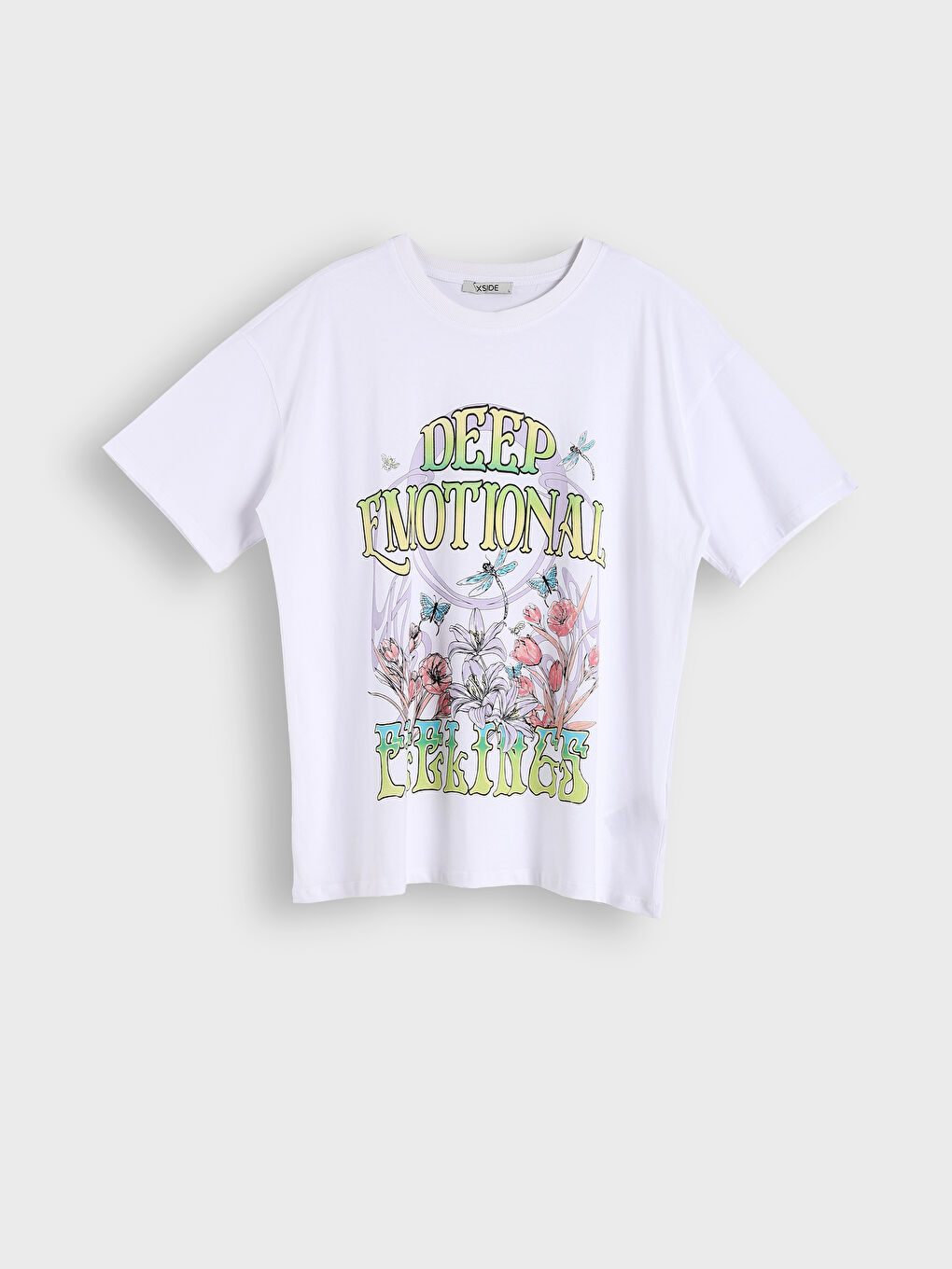 Crew Neck Printed Women's T-Shirt