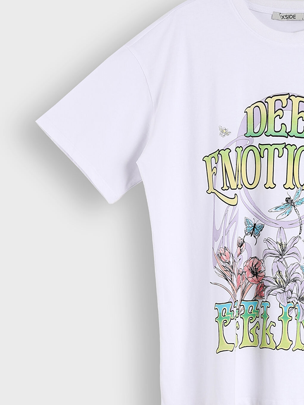 Crew Neck Printed Women's T-Shirt-3