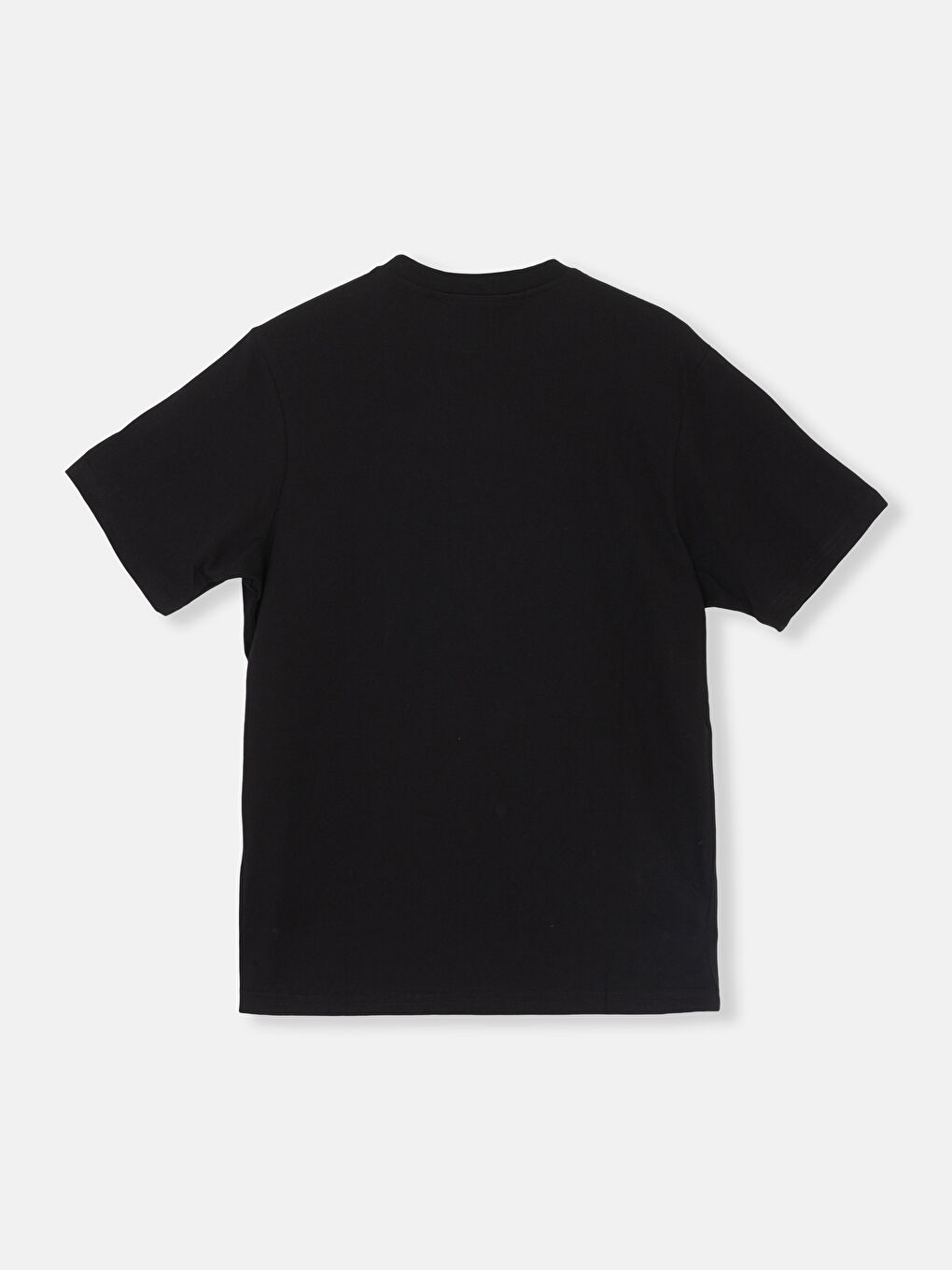 Crew Neck Short Sleeve Printed Combed Cotton Men's T-shirt-1